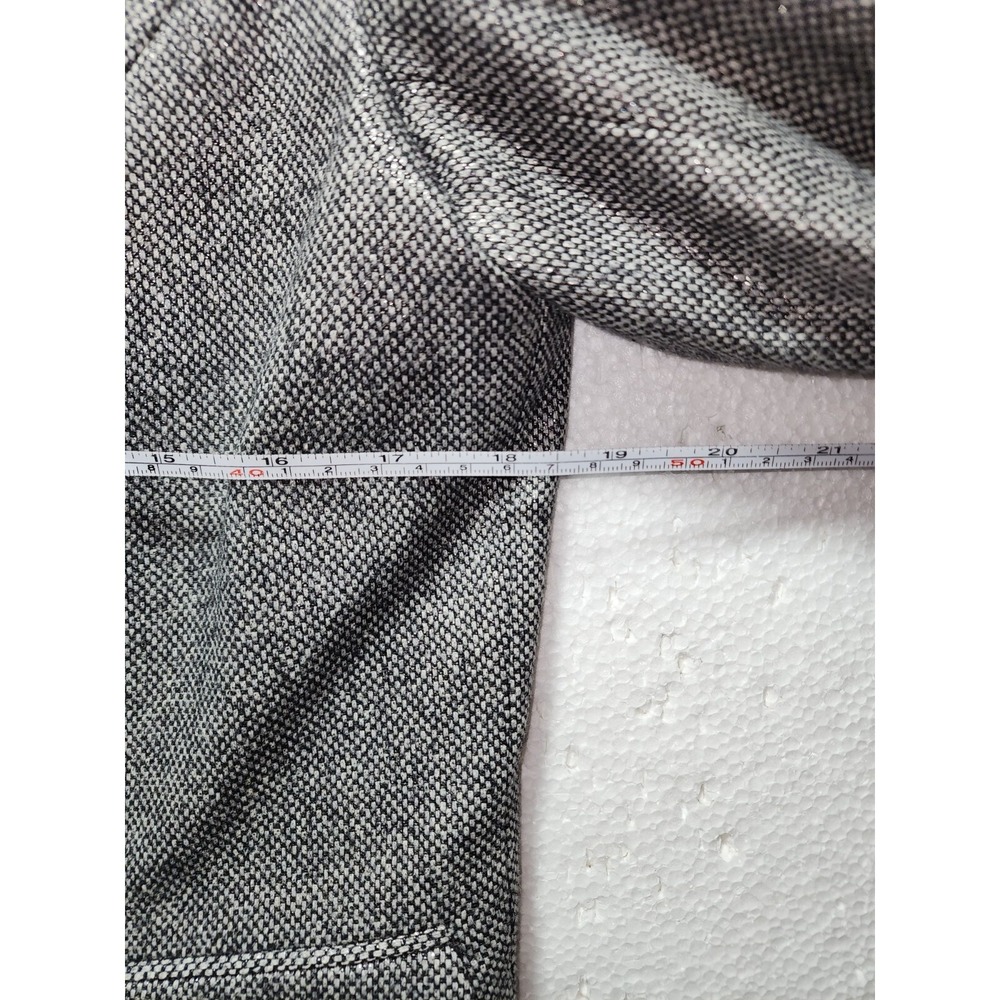 Ann Klein Suit Womens Size 12 Gray Two Button Jacket Blazer Work Career Formal - Picture 13 of 14